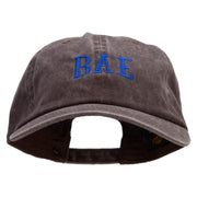 BAE Embroidered Unstructured Pigment Dyed Cotton Cap - Brown OSFM