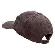 BAE Embroidered Unstructured Pigment Dyed Cotton Cap - Brown OSFM