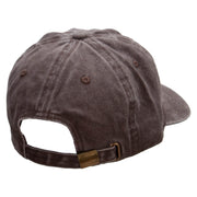 BAE Embroidered Unstructured Pigment Dyed Cotton Cap - Brown OSFM