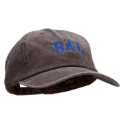 BAE Embroidered Unstructured Pigment Dyed Cotton Cap - Brown OSFM