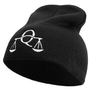 Attorney Law Embroidered 8 inch Acrylic Short beanie - Black OSFM