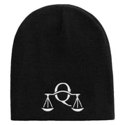 Attorney Law Embroidered 8 inch Acrylic Short beanie - Black OSFM