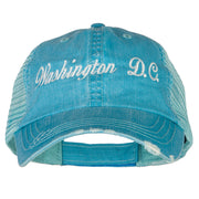 Washington D.C. Embroidered Low Profile Cotton Mesh Cap