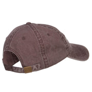 Let's Go A Haunting Embroidered Washed Cap