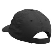 90's Forever Logo Embroidered Low Profile Dyed Cotton Twill Cap - Black OSFM