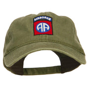 82nd Airborne Embroidered Washed Cap