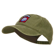 82nd Airborne Embroidered Washed Cap