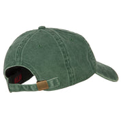 Camping Hair Don't Care Embroidered Washed Cotton Twill Cap