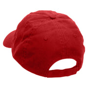 Hole On The Boat Low Profile Pet Spun Washed Cap - Red OSFM