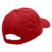 Hole On The Boat Low Profile Pet Spun Washed Cap - Red OSFM