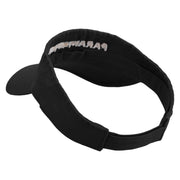 Paramedics Embroidered Pro Style Cotton Twill Washed Visor - Black OSFM