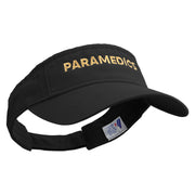 Paramedics Embroidered Pro Style Cotton Twill Washed Visor - Black OSFM