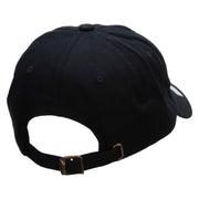 Officially Licensed United States Navy Unstructured Low Profile 6 panel Cotton Cap - Black OSFM