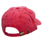 BAE Embroidered Unstructured Pigment Dyed Cotton Cap - Red OSFM