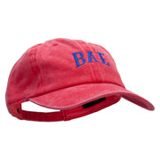 BAE Embroidered Unstructured Pigment Dyed Cotton Cap - Red OSFM