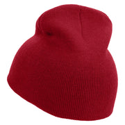 Attorney Law Embroidered 8 inch Acrylic Short beanie - Red OSFM