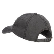 Let's Go A Haunting Embroidered Washed Cap