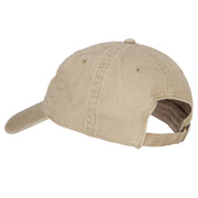 Camping Hair Don't Care Embroidered Washed Cotton Twill Cap