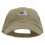 Hole On The Boat Low Profile Pet Spun Washed Cap - Khaki OSFM