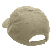 Hole On The Boat Low Profile Pet Spun Washed Cap - Khaki OSFM