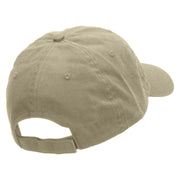 Hole On The Boat Low Profile Pet Spun Washed Cap - Khaki OSFM