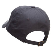 Officially Licensed United States Navy Unstructured Low Profile 6 panel Cotton Cap - Dk-Grey OSFM