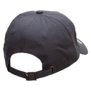 Officially Licensed United States Navy Unstructured Low Profile 6 panel Cotton Cap - Dk-Grey OSFM