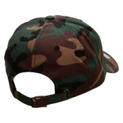 Officially Licensed United States Navy Unstructured Low Profile 6 panel Cotton Cap - Green-Camo OSFM