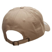 Officially Licensed United States Navy Unstructured Low Profile 6 panel Cotton Cap - Khaki OSFM