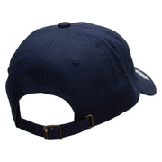 Officially Licensed United States Navy Unstructured Low Profile 6 panel Cotton Cap - Navy OSFM