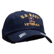 Officially Licensed United States Navy Unstructured Low Profile 6 panel Cotton Cap - Navy OSFM