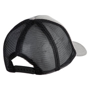 Artist Palette Patched Summer Foam Mesh Trucker Cap - Grey Black OSFM