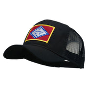 Arkansas State Flag Patched Mesh Cap