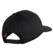 U.S. Air Force Seal Logo Blue Patched Solid Cotton Twill Pro Style Cap - Black OSFM