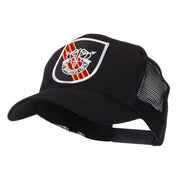 US Army Shield Military Patched Mesh Cap