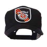 US Army Shield Military Patched Mesh Cap