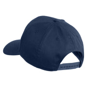 U.S. Air Force Seal Logo Blue Patched Solid Cotton Twill Pro Style Cap - Navy OSFM