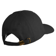 Maine State Moose Patched Unstructured Cotton Twill Washed Cap - Black OSFM