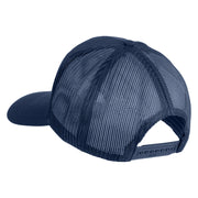 U.S. Navy Retired Blue Patched Solid Cotton Twill Mesh Prostyle Cap - Navy OSFM