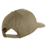 U.S. Air Force Seal Logo Blue Patched Solid Cotton Twill Pro Style Cap - Khaki OSFM