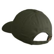 Maine State Moose Patched Unstructured Cotton Twill Washed Cap - Olive OSFM