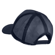 Artist Palette Patched Summer Foam Mesh Trucker Cap - Navy OSFM