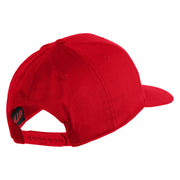 U.S. Air Force Seal Logo Blue Patched Solid Cotton Twill Pro Style Cap - Red OSFM