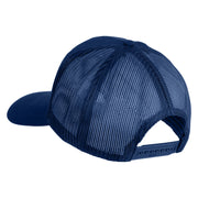 U.S. Navy Retired Blue Patched Solid Cotton Twill Mesh Prostyle Cap - Royal OSFM