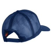 U.S. Navy Retired Blue Patched Solid Cotton Twill Mesh Prostyle Cap - Royal OSFM