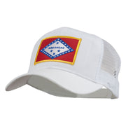 Arkansas State Flag Patched Mesh Cap