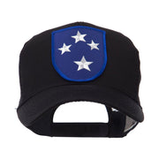 US Army Shield Military Patched Mesh Cap