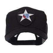 US Army Shield Military Patched Mesh Cap