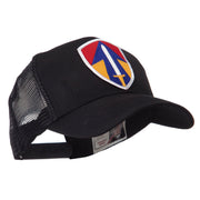 US Army Shield Military Patched Mesh Cap