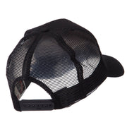 US Army Shield Military Patched Mesh Cap